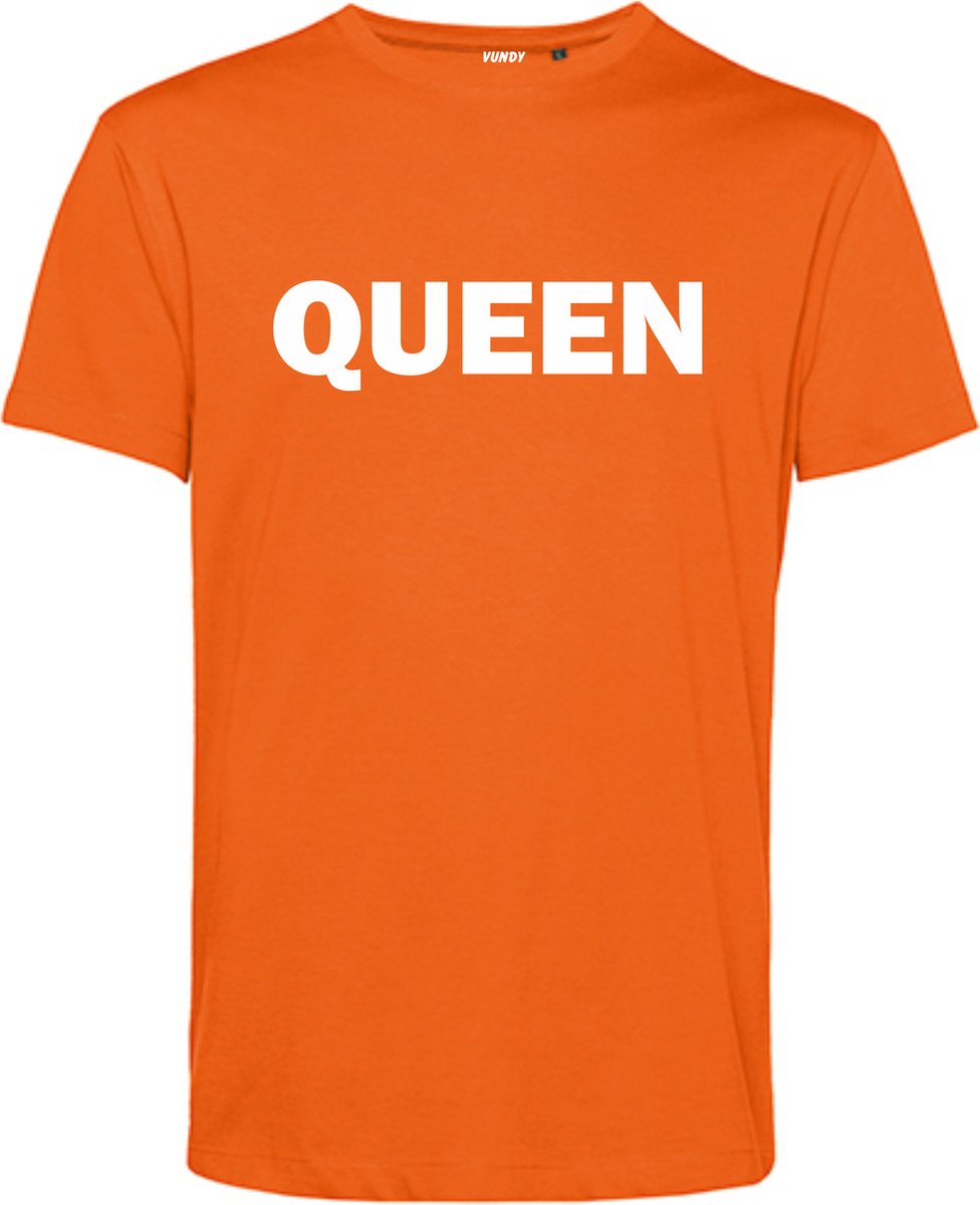 T-shirt kind Queen | Koningsdag kleding | oranje shirt | Oranje | maat 128